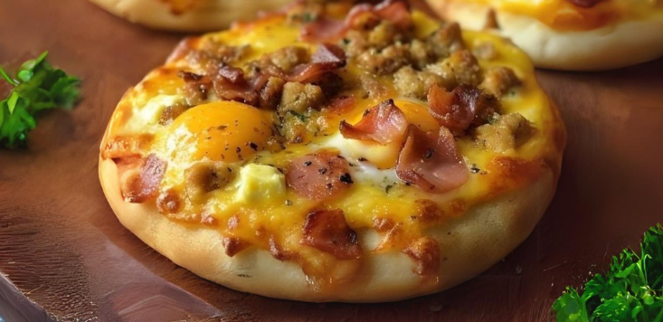 English Muffin Breakfast Pizza : A Morning Treat - Recipes by Emma